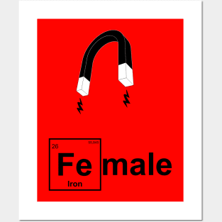 FEmale MAGNET Posters and Art